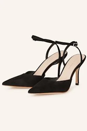 Loeffler Randall Czółenka Z Odkrytą Piętą schwarz