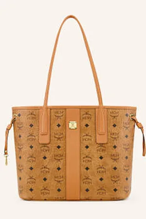 MCM Torba Shopper Liz Small Dwustronna Z Saszetką braun