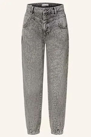 Rich & Royal Jeansy 7/8 Slouchy grau