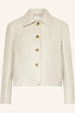 DARLING HARBOUR Kurtka Skórzana beige