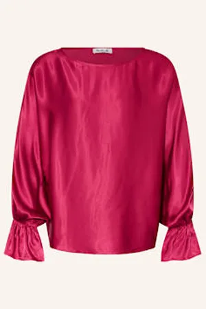 SOSUE Bluzka Antonia Z Satyny pink