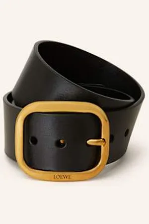 Loewe Pasek Skórzany schwarz