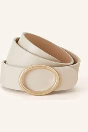 CONDOR Pasek Skórzany beige
