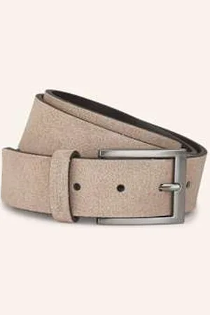Strellson Pasek Skórzany beige