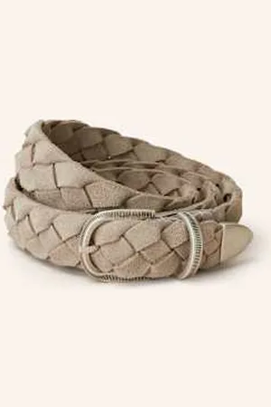 Veneta Cinture Pasek Skórzany beige