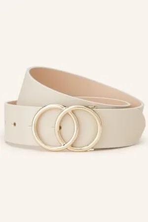 CONDOR Pasek Skórzany beige