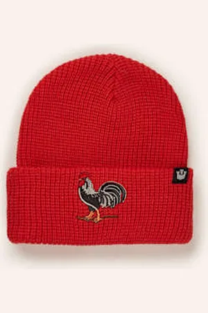 Goorin Bros. Czapka Ribbed Rooster Z Dodatkiem Wełny Merino rot