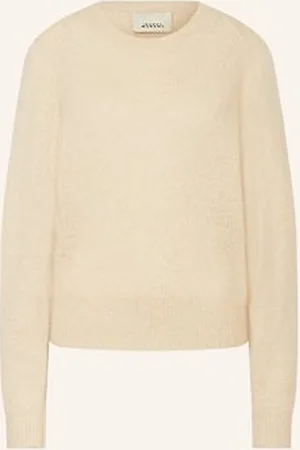 Isabel Marant Sweter Luisa Z Jedwabiem I Alpaką beige