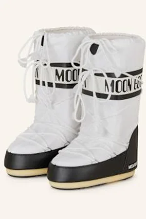 Moon Boot S Icon Nylon schwarz