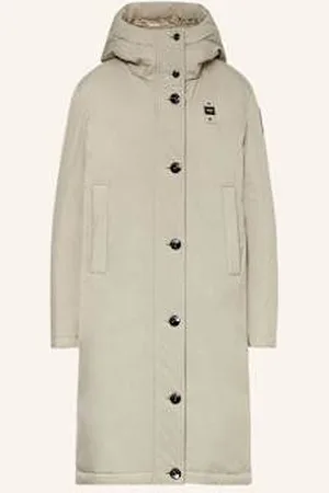 Blauer Płaszcz Puchowy Carmen beige