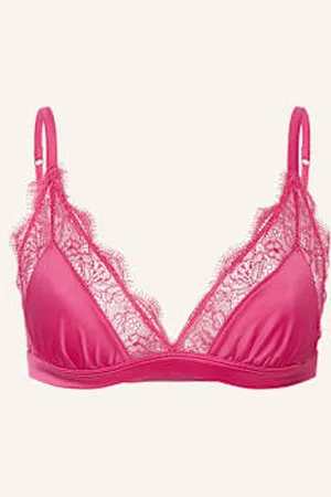 LOVE Stories Biustonosz Trójkątny Love Lace Z Satyny pink
