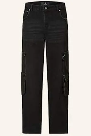 Represent Jeansy Bojówki Regular Fit schwarz