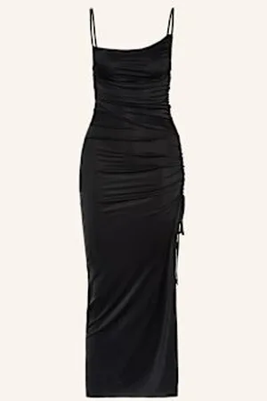 HUGO BOSS Sukienka Satynowa Nesana schwarz