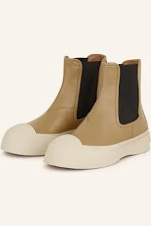 Marni Botki Chelsea beige