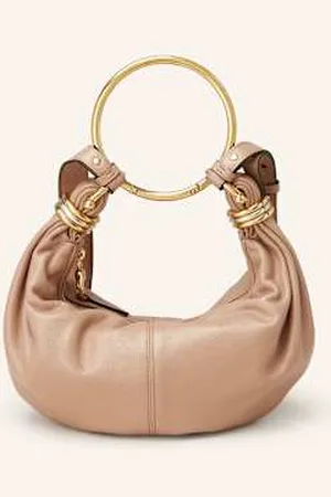 Chloé Torebka Hobo Bracelet rosa