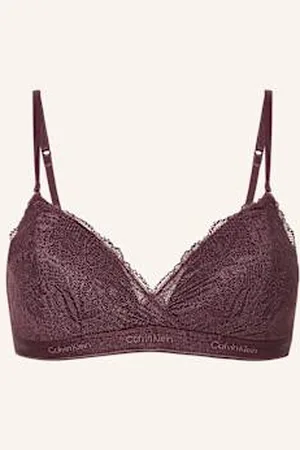 Calvin Klein Biustonosz Trójkątny Modern Lace lila