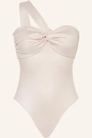 Seafolly Strój Kąpielowy Na Jedno Ramię Soleil grau