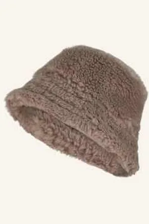 DARLING HARBOUR Czapka Rybacka Ze Sztucznego Futra beige