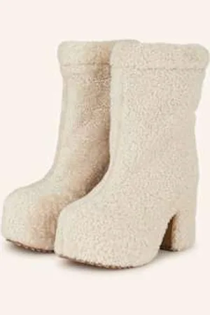INUIKII Botki Na Platformie beige