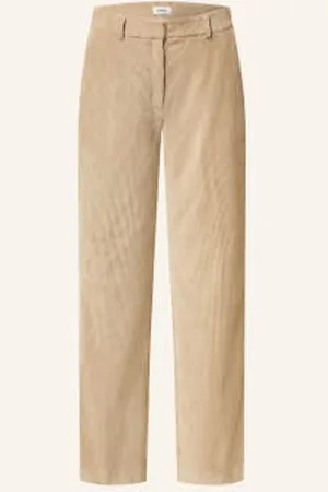 QS by s.Oliver Spodnie Sztruksowe beige