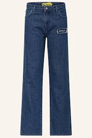 OFF-WHITE Jeansy Straight Fit blau