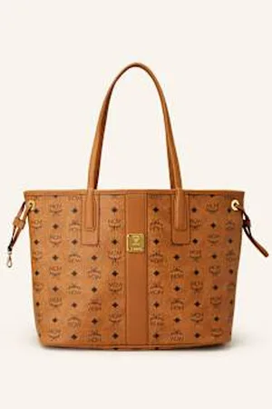 MCM Torba Shopper Liz Medium Dwustronna Z Saszetką braun