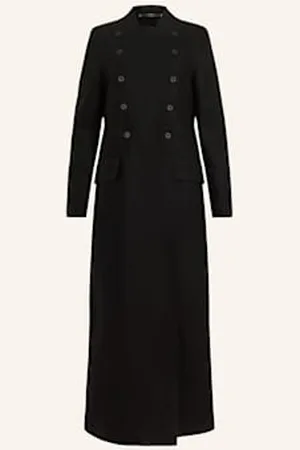 AllSaints Płaszcz Z Wełny Blaize schwarz