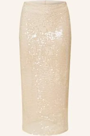 lilienfels Spódnica Z Cekinami beige
