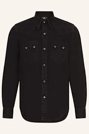 Ralph Lauren Koszula Jeansowa Slim Fit schwarz