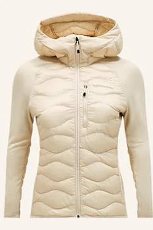 Peak Performance Hybrydowa Kurtka Puchowa Helium beige