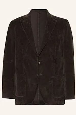 Biagio Santaniello Marynarka Sztruksowa Slim Fit braun