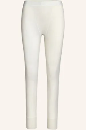 SKIMS Legginsy Rekreacyjne Cotton Rib weiss