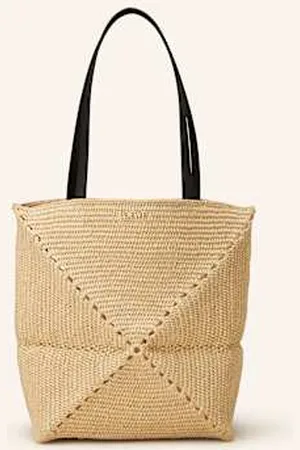 Loewe Torba Shopper Puzzle Fold Medium beige