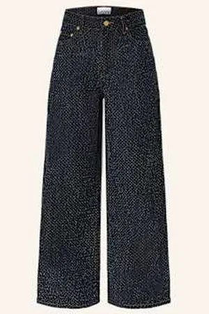 Ganni Jeansy Straight blau
