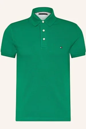 Tommy Hilfiger Koszulka Polo Z Piki Slim Fit gruen