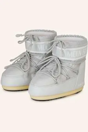 Moon Boot S Icon Low Nylon grau