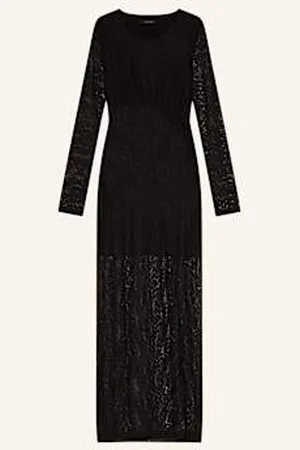 AllSaints Sukienka Z Koronki Edana schwarz