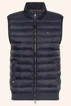 Tommy Hilfiger Kamizelka Pikowana Z Mieszanki Materiałów blau