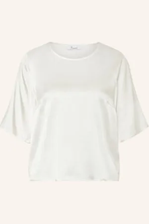 Princess goes Hollywood Krótka Bluza Z Jedwabiu weiss