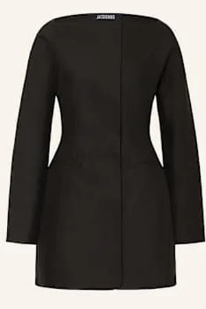 Jacquemus Sukienka La Robe Spalla schwarz