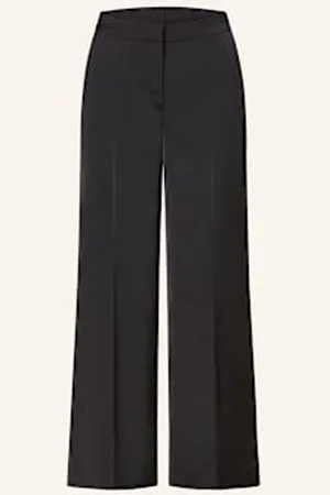 Calvin Klein Spodnie Satynowe schwarz