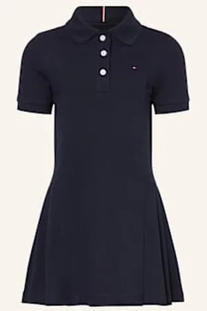 Tommy Hilfiger Sukienka Polo Z Piki blau