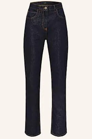 Etro Jeansy Z Błyszczącą Przędzą blau