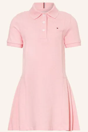 Tommy Hilfiger Sukienka Polo Z Piki rosa