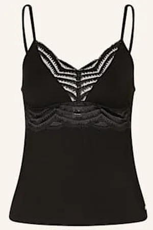 HUGO BOSS Top Od Piżamy Wave schwarz