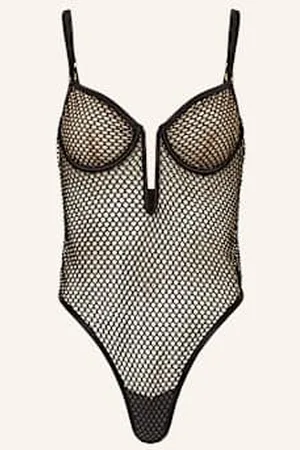 BlueBella Body Z Fiszbinami Mina schwarz