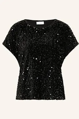 DARLING HARBOUR T-Shirt Z Cekinami schwarz