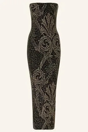 Wolford Sukienka Etui Metallic Jacquard Z Błyszczącą Przędzą gold