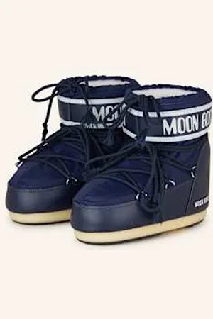Moon Boot S Icon Low Nylon blau