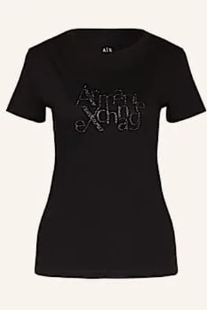 Armani Exchange T-Shirt schwarz